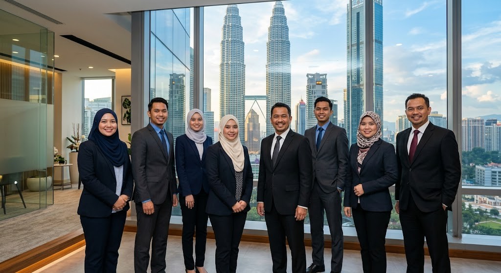 Pasukan profesional EQ8 Capital di Kuala Lumpur
